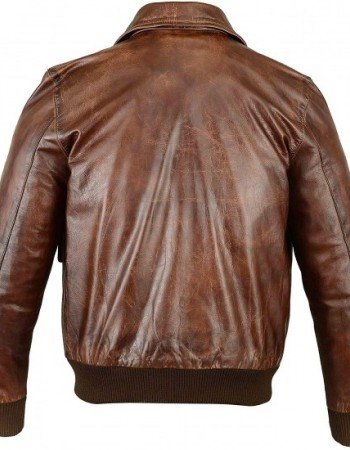 A2 Airforce Aviator Leather Bomber Jacket