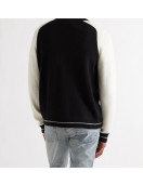 AMIRI Cashmere Cardigan Black Varsity