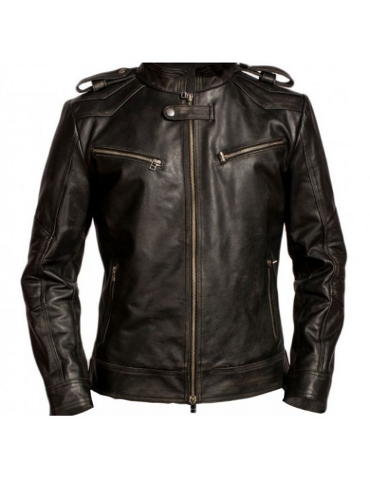Aaron Paul Breaking Bad Leather Jacket