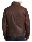 Agents of Shield Brett Dalton Brown Leather Jacket