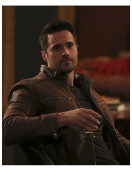 Agents of Shield Brett Dalton Brown Leather Jacket