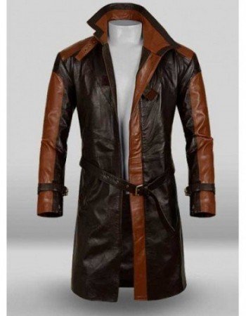 Aiden Pearce Watch Dog Leather Trench Coat