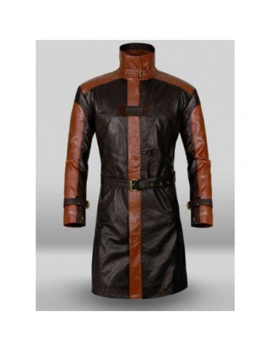 Aiden Pearce Watch Dog Leather Trench Coat