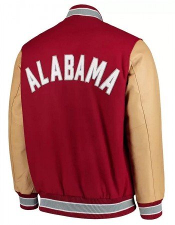 Alabama Crimson Tide Letterman Red Jacket