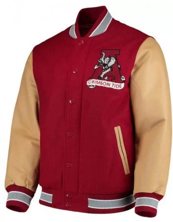 Alabama Crimson Tide Letterman Red Jacket