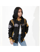 Alabama State University Unisex Black Varsity Jacket