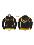 Alabama State University Unisex Black Varsity Jacket