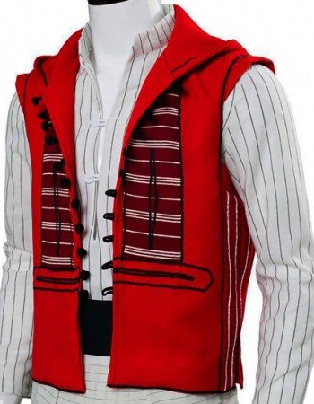 Aladdin Mena Massoud Red Hood Vest