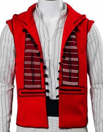 Aladdin Mena Massoud Red Hood Vest