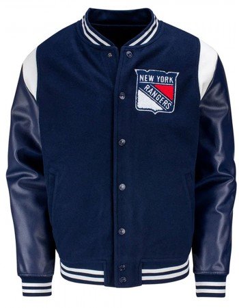 Alternate NY Rangers Varsity Jacket