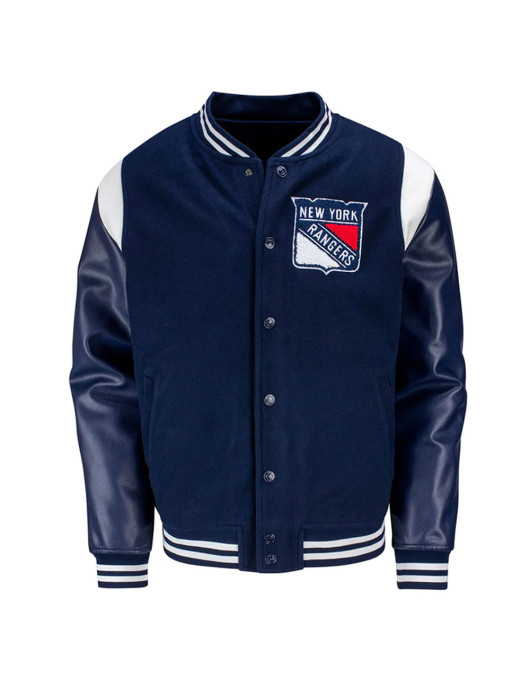 Alternate NY Rangers Varsity Jacket