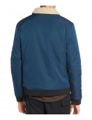 Arrow Rick Gonzalez Blue Jacket with Fur Collar
