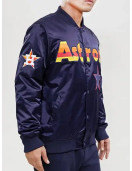 Astros Big Logo Satin Jacket