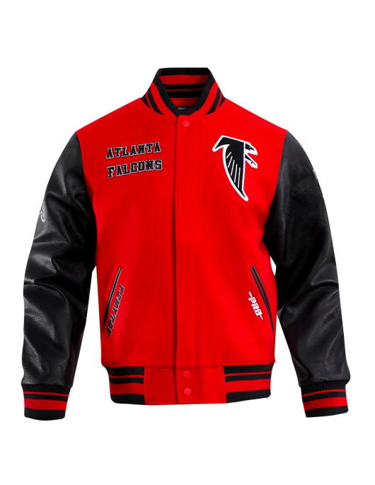 Atlanta Falcons Retro Classic Rib Wool Varsity Jacket