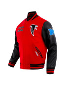 Atlanta Falcons Retro Classic Rib Wool Varsity Jacket