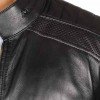 Austin PU Mens Black Cafe Racer Leather Jacket Austin PU Mens Black Cafe Racer Leather Jacket