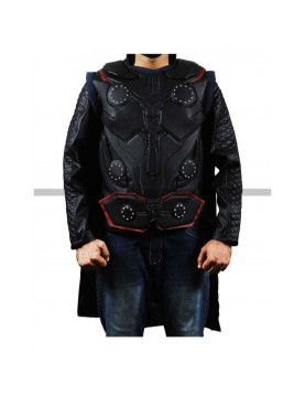 Avengers End Game Chris Hemsworth Thor Leather Vest Costume