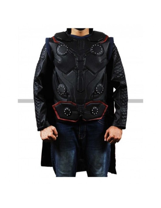 Avengers End Game Chris Hemsworth Thor Leather Vest Costume