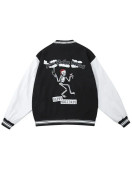 Aw Spiky Head Skull Wool Varsity Jacket