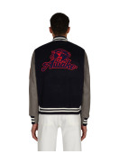 Awake Ny Chenille Patches Varsity Jacket Navy Combo