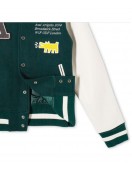 Axel Arigato Keith Haring Green Varsity Jacket