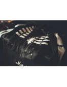 Axl Rose Guns N Roses Skeleton Motorcycle Costume Leather Jacket