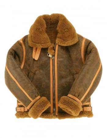 B3 Bomber Aviator Shearling Jacket