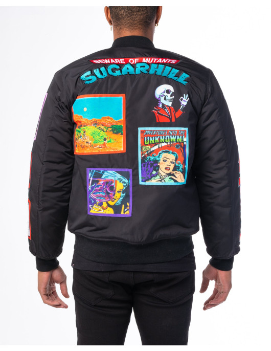 BLACK MUTANT BOMBER JACKET