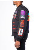 BLACK MUTANT BOMBER JACKET