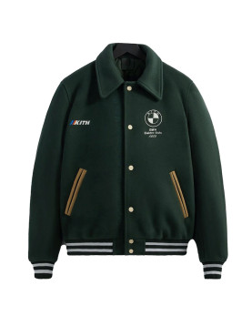 BMW Coaches Green Wool Jacket
