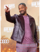 Bad Boys for Life Premier Will Smith Leather Jacket