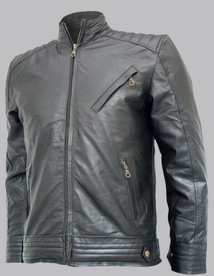 Bourne Legacy Black Leather Jacket Bourne Legacy Black Leather Jacket