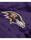 Baltimore Ravens Purple Satin Jacket