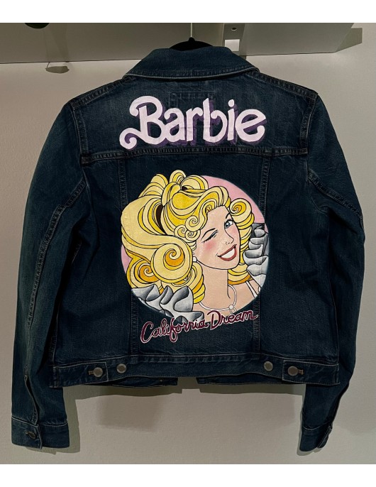 Barbie Denim Black Jacket, Barbie 2023 jacket