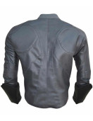 Batman Arkham Knight Gray Leather Jacket