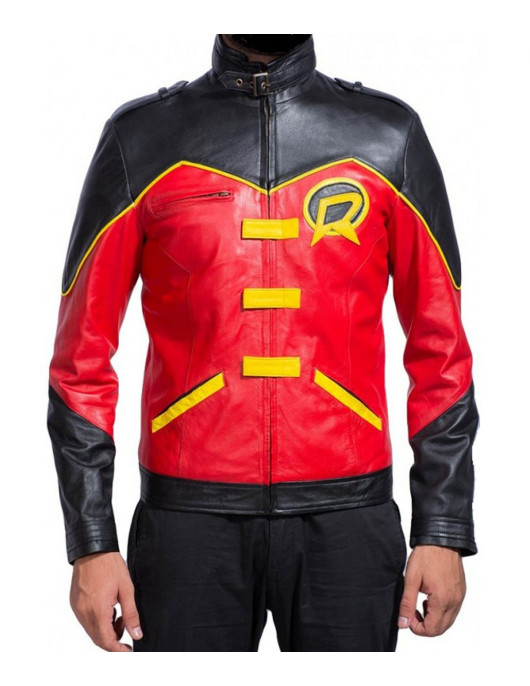 Batman Tim Drake Red and Black Jacket