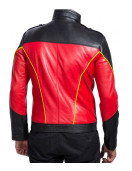 Batman Tim Drake Red and Black Jacket