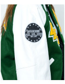 Baylor Collegiate University Green and White Jacket