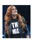 Becky Lynch Cropped Leather Jacket
