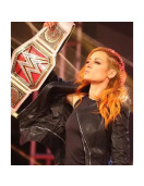 Becky Lynch Cropped Leather Jacket