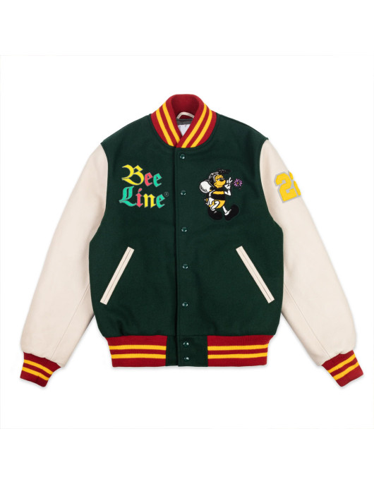 Bee Line Green Varsity Jacket