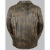 Beltless Brown Leather Motorcycle Jacket Beltless Brown Leather Motorcycle Jacket