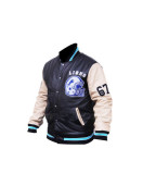 Beverly Hills Cop Axel Foley Detroit Lions Letterman Jacket