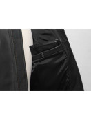 Biker Goldwing Black Leather Jacket