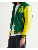 Billionaire Boys Club Astro Varsity Yellow and Green Jacket