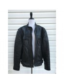 Black Label Society BLS Black Leather Biker Jacket