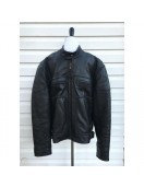 Black Label Society BLS Black Leather Biker Jacket