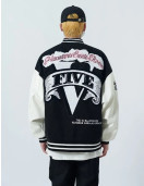 Black Work Varsity Jacket