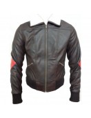 Bombshell Harley Quinn Brown Leather Jacket
