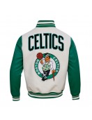 Boston Celtics Retro Classic Rib Wool Varsity Jacket
